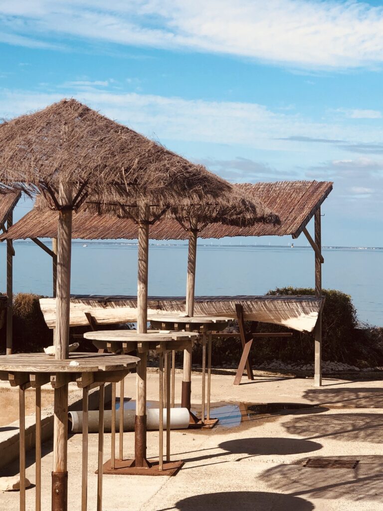 Typic oister bar in Re island