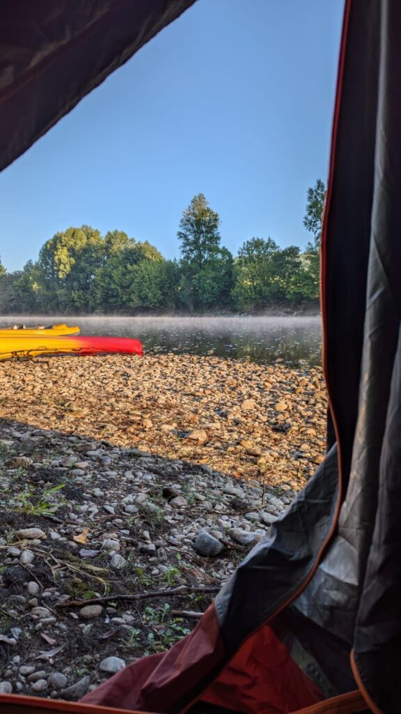 Kayak sur la Dordogne